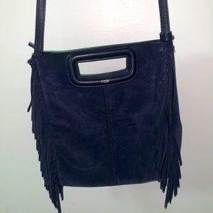 Maje fringed sidebag